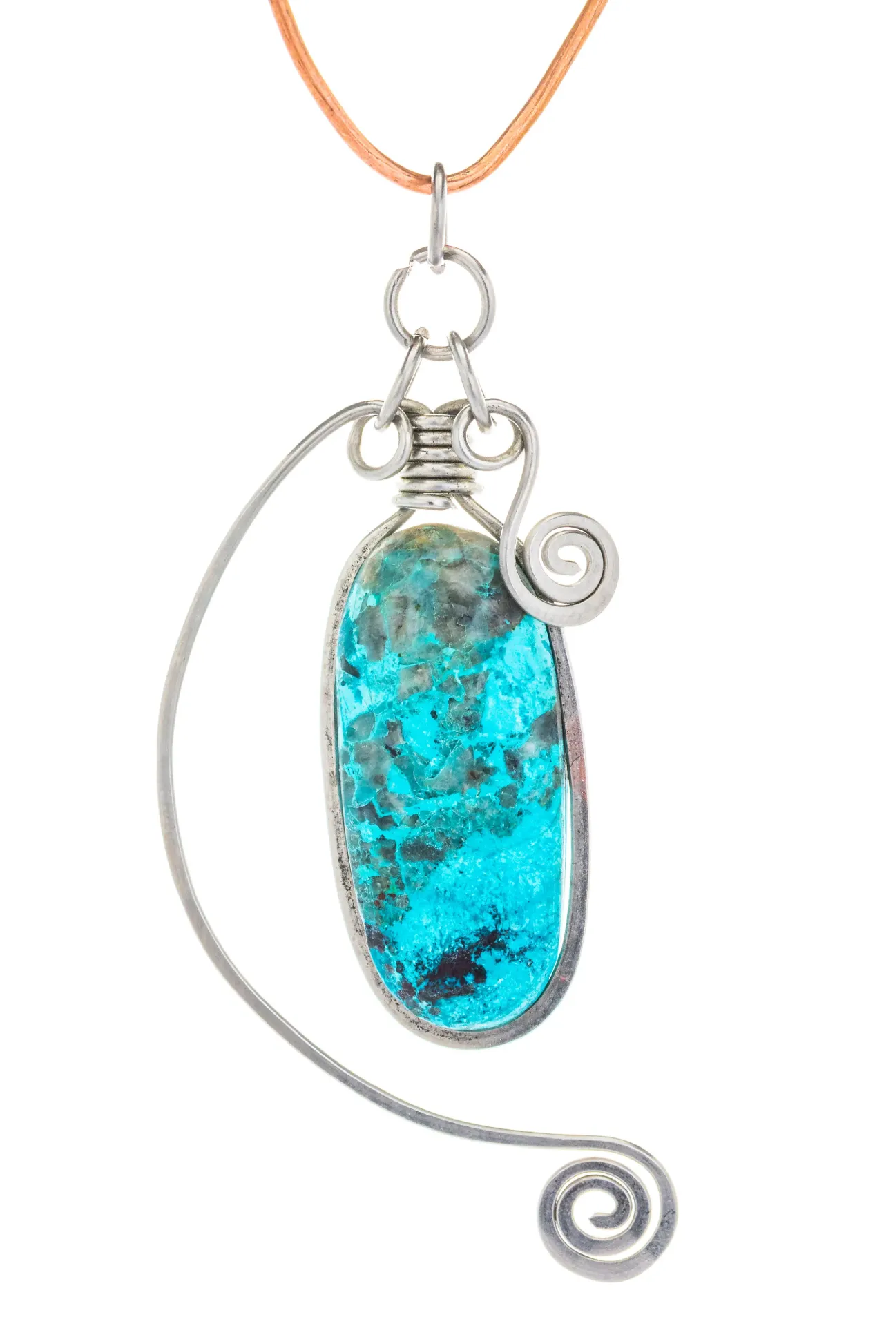 [DI-AC-CR-070] Vuelta de Río — Dije de crisocola